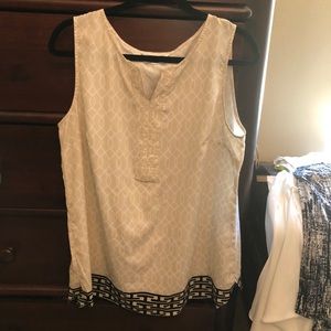 croft and barrow tank top blouse